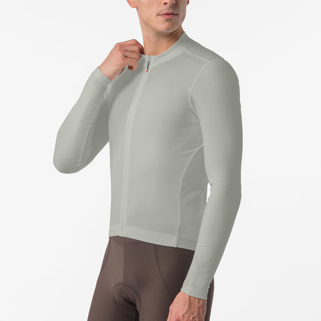 Maglia maniche lunghe Castelli Espresso Thermal 2 - Grigio Castelli