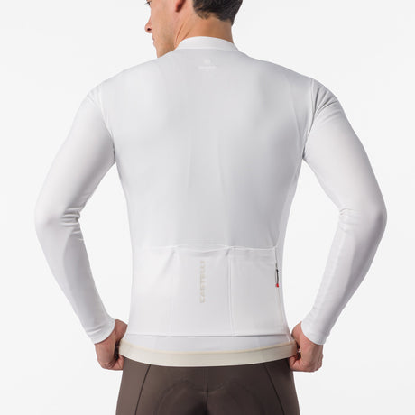 Castelli Espresso Thermal 2 langarmtrikot - Weiss
