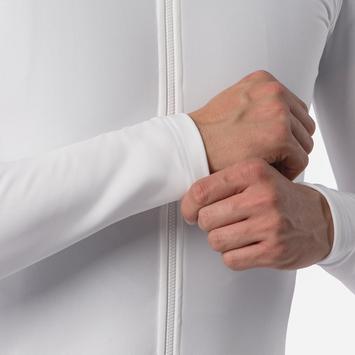 Maglia maniche lunghe Castelli Espresso Thermal 2 - Bianco Castelli