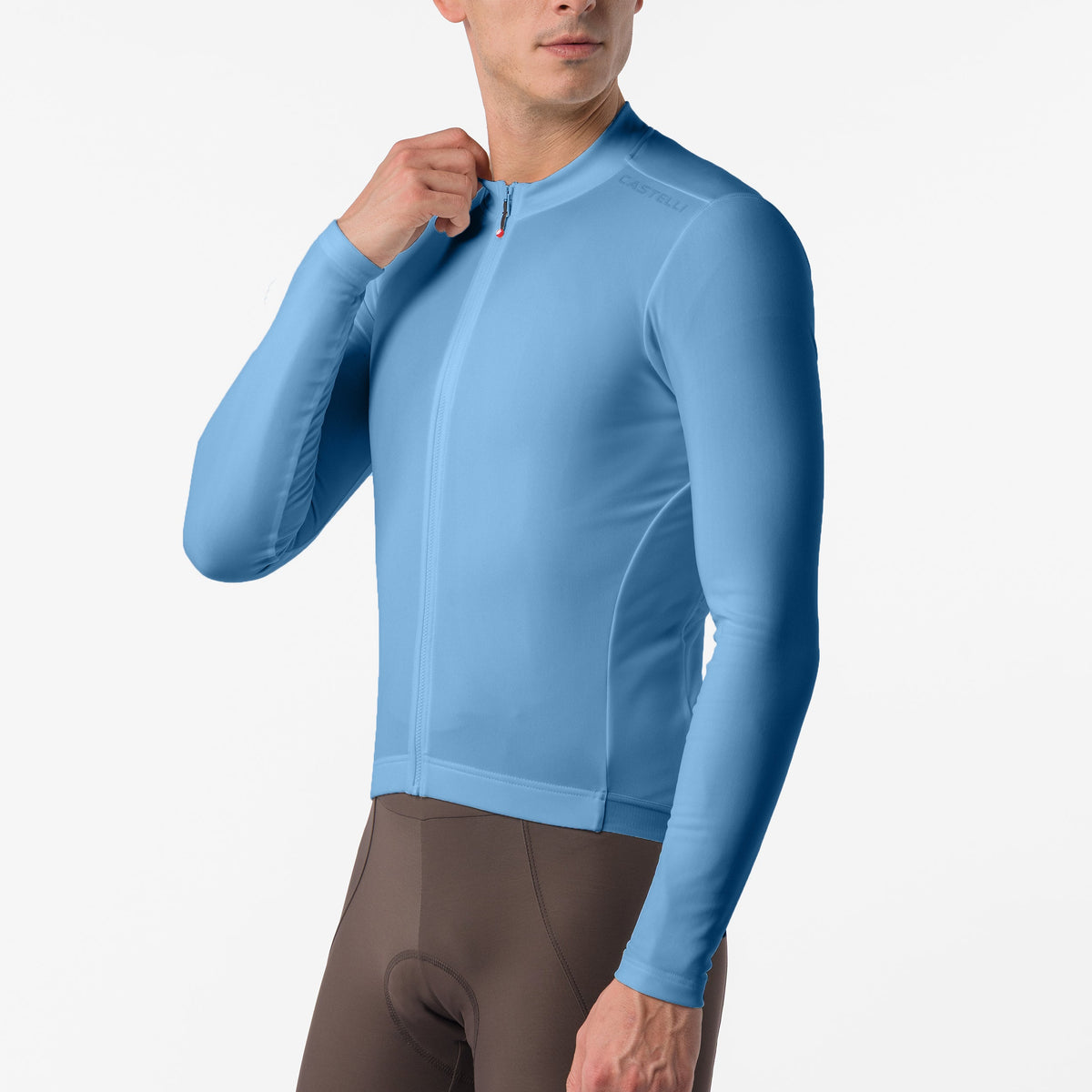 Maillot de manga larga Castelli Espresso Thermal 2 - Azul