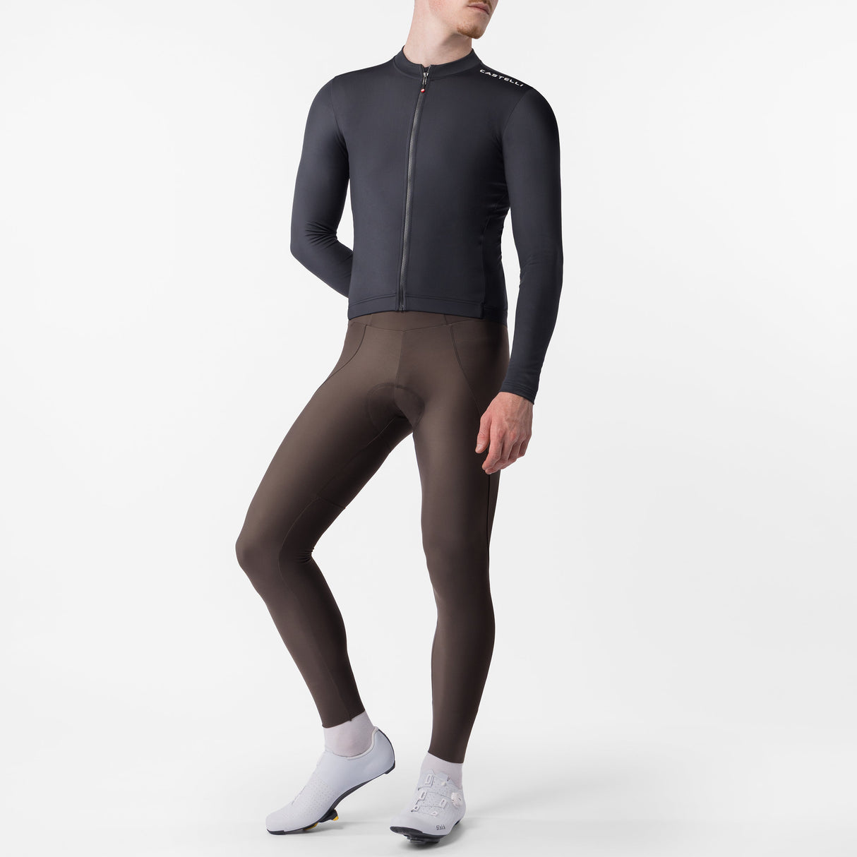 Maillot de manga larga Castelli Espresso Thermal 2 - Negro