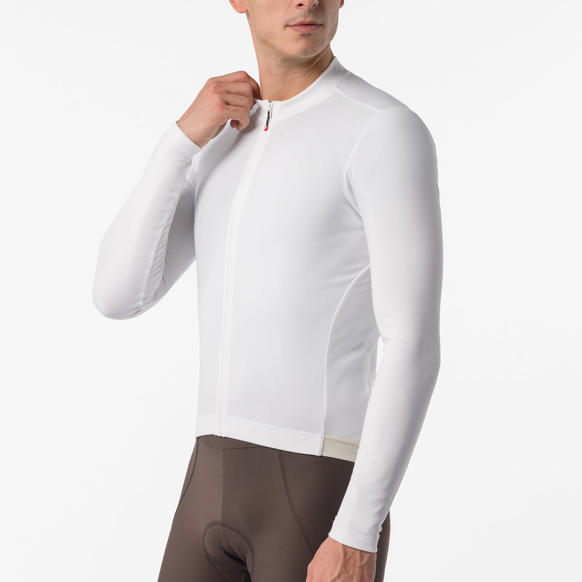 Maglia maniche lunghe Castelli Espresso Thermal 2 - Bianco Castelli
