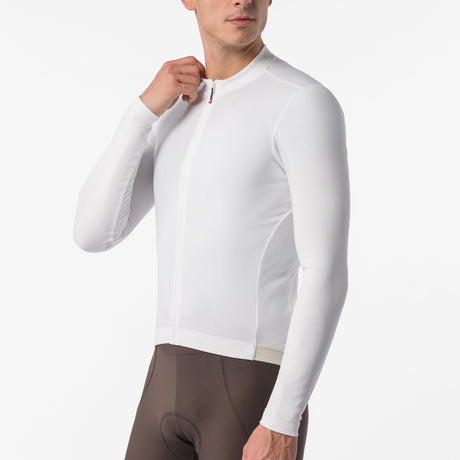 Castelli Espresso Thermal 2 langarmtrikot - Weiss
