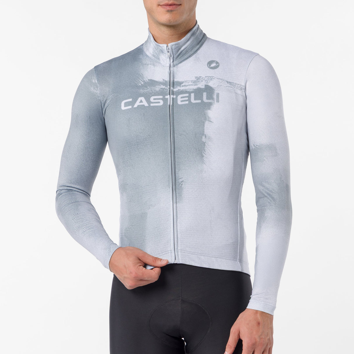 Castelli Nebula Thermal long sleeved jersey - Grey