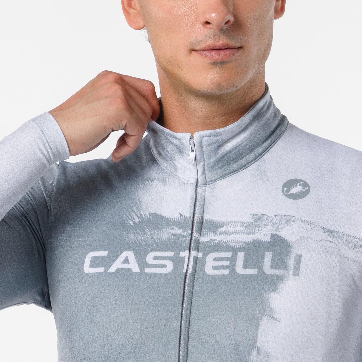 Castelli Nebula Thermal long sleeved jersey - Grey