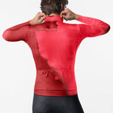 Maillot manches longues Castelli Nebula Thermal - Rouge