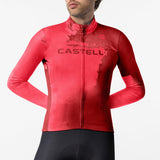 Maillot manches longues Castelli Nebula Thermal - Rouge