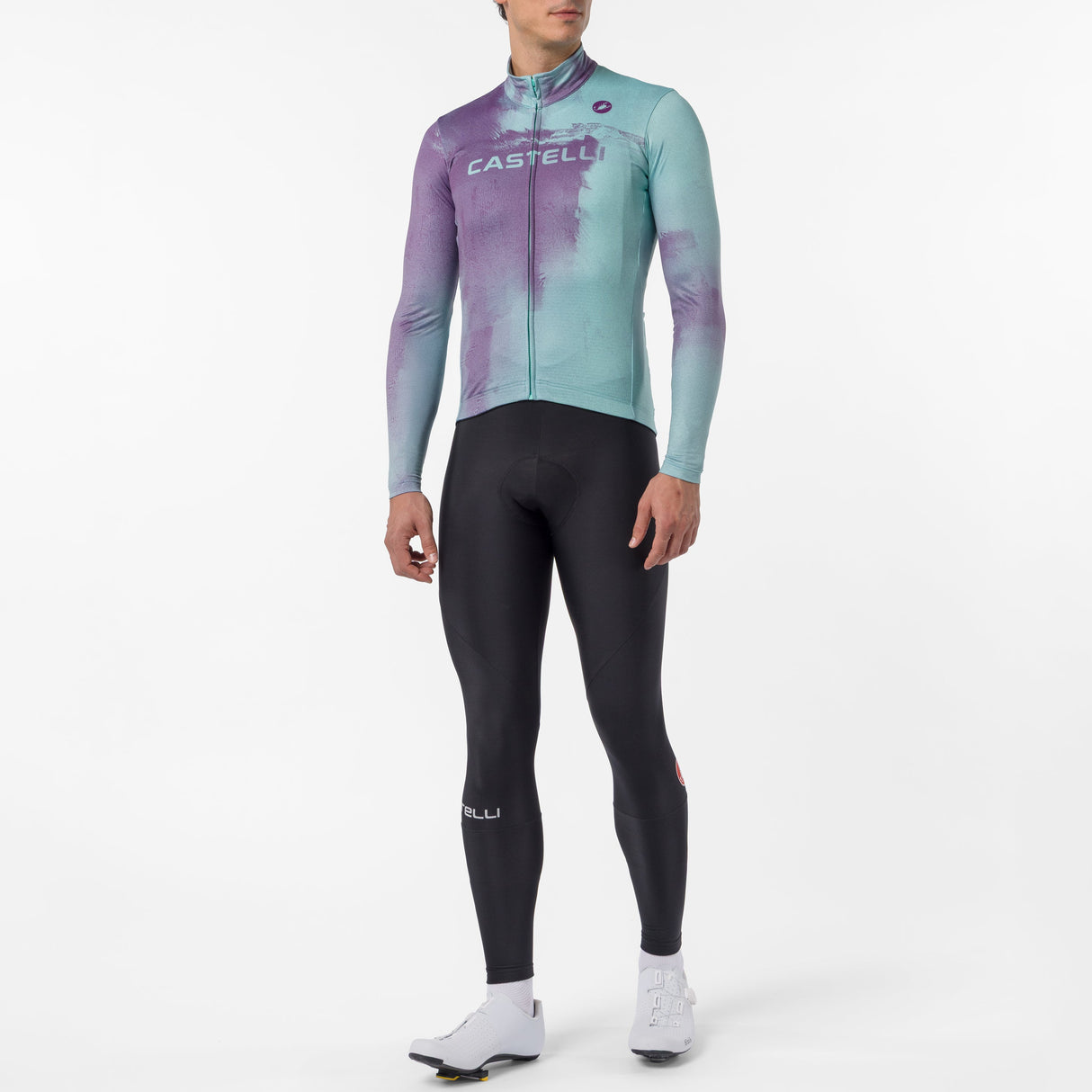 Maillot manches longues Castelli Nebula Thermal - Violet