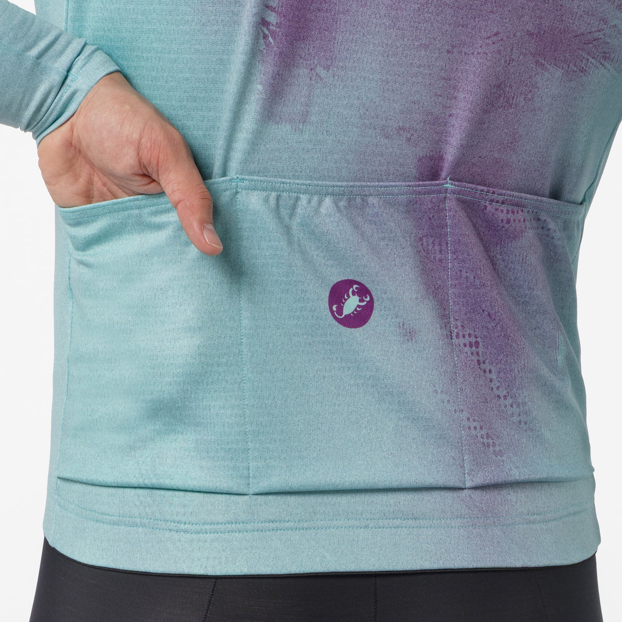 Maillot manches longues Castelli Nebula Thermal - Violet
