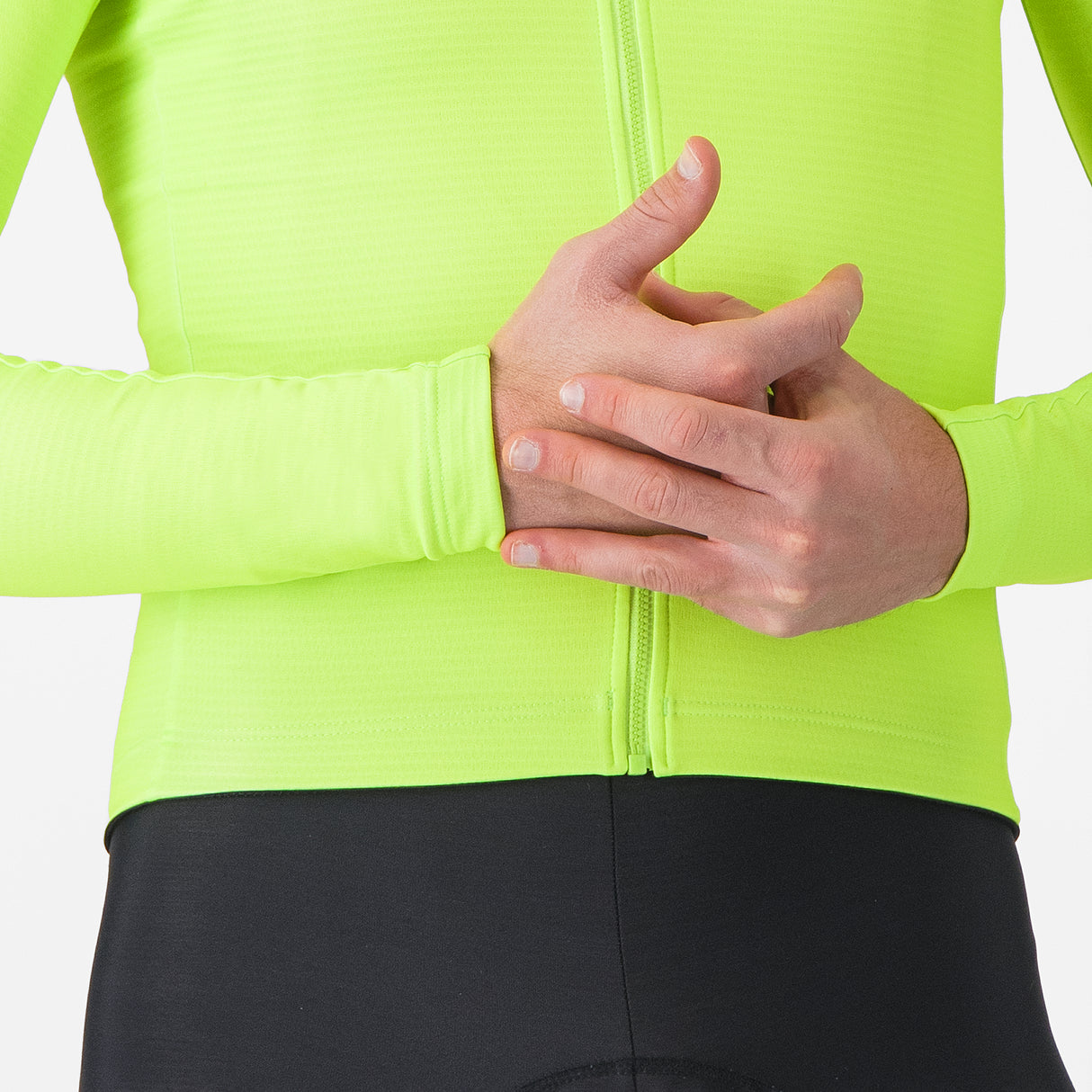 Maglia maniche lunghe Castelli Puro 4 - Giallo Castelli