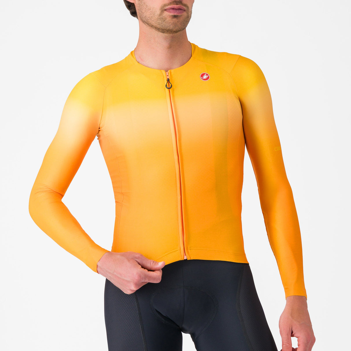 Maillot manga larga Castelli UPF - Naranja