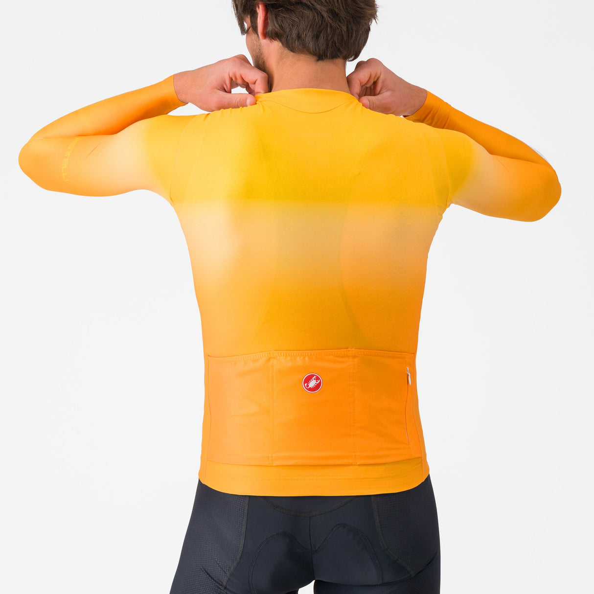 Maillot manga larga Castelli UPF - Naranja