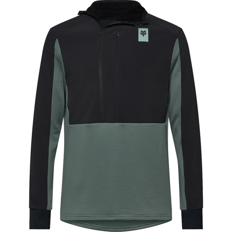 Langarmtrikot Fox Defend Thermal Hoodie - Sage