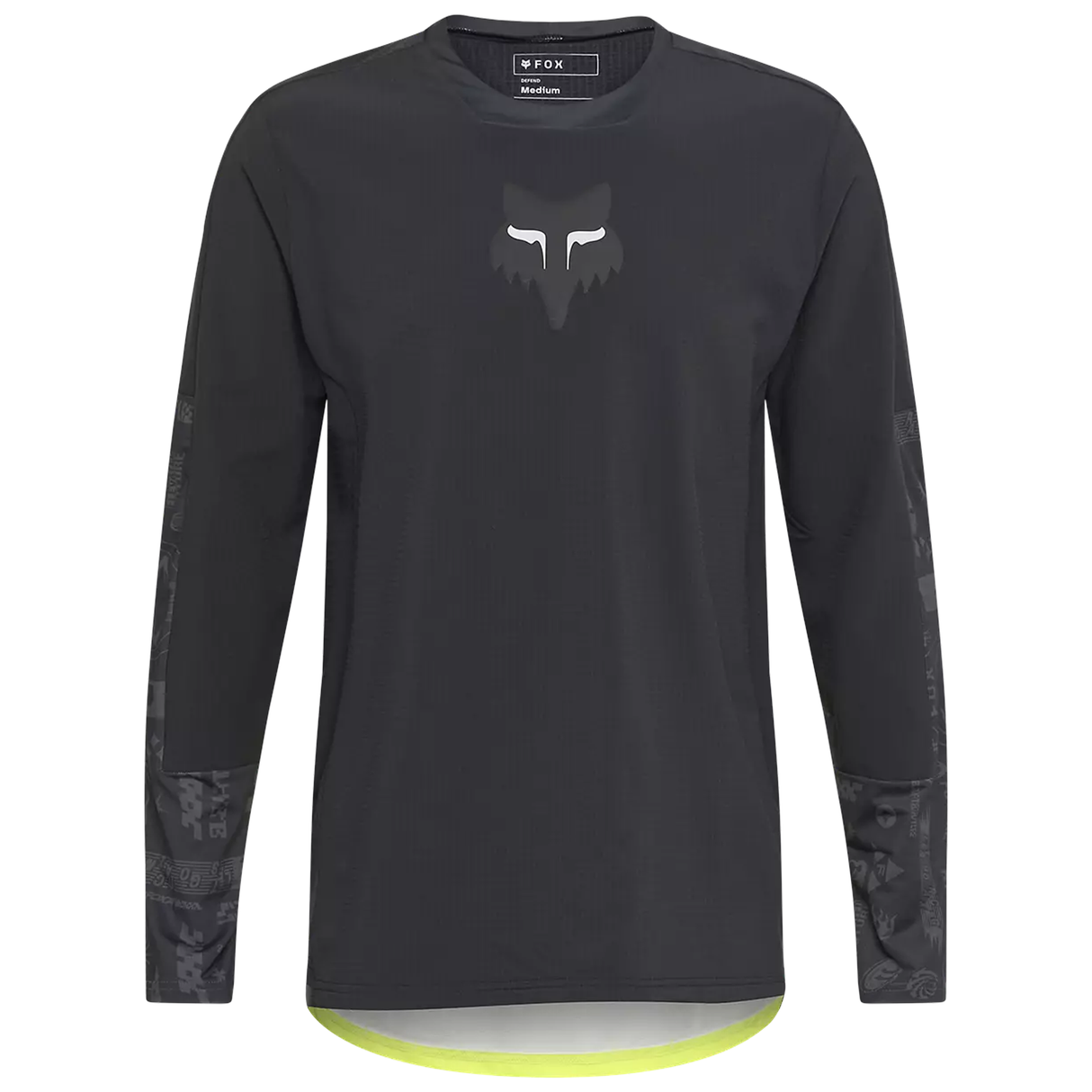 Maglia maniche lunghe Fox Defend Thermal Lunar - Nero giallo Fox