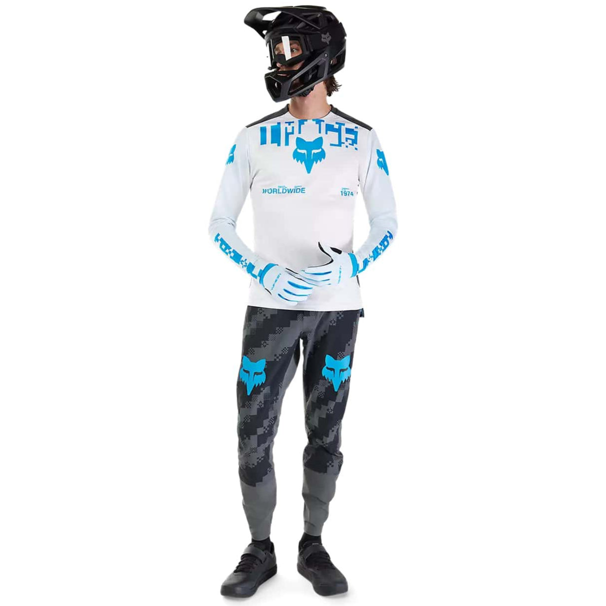 Maglia maniche lunghe Fox Ranger Digi Image - Bianco Fox