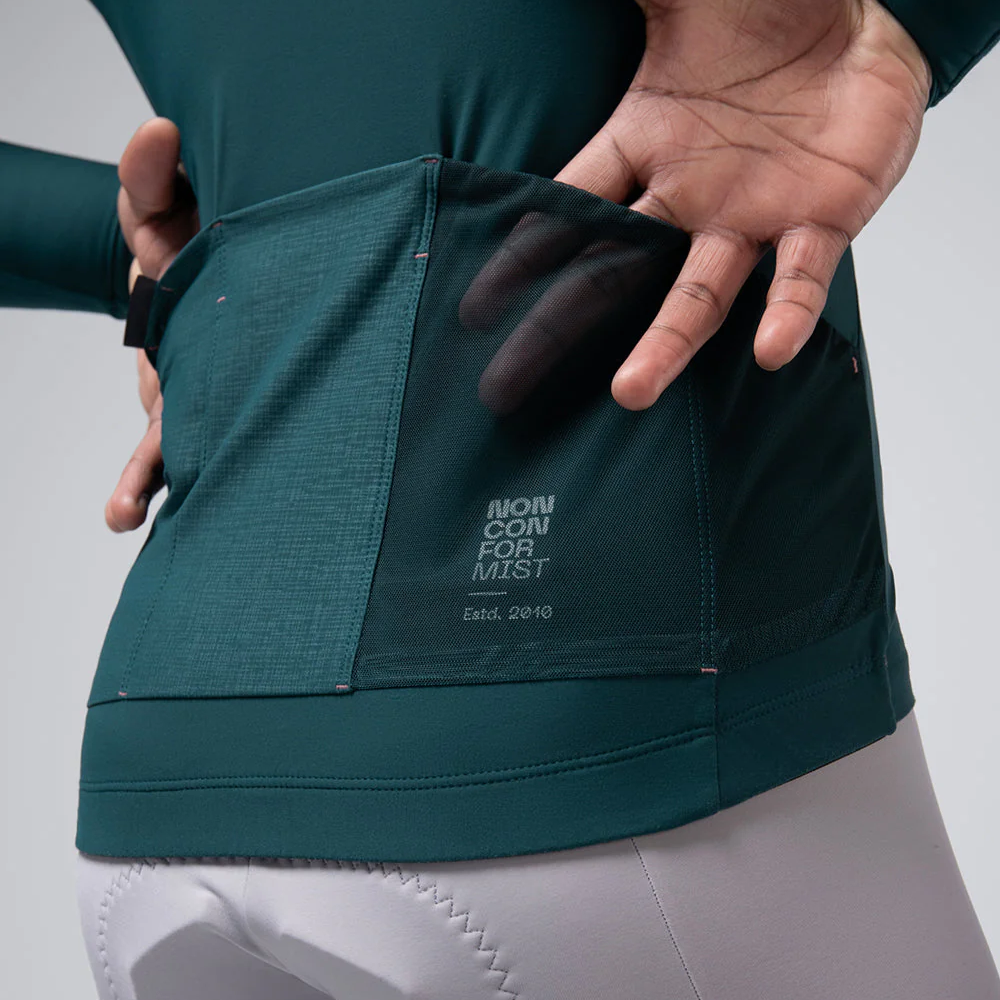 Maglia maniche lunghe Gobik Pacer Solid 2.0 Sunken - Verde Gobik