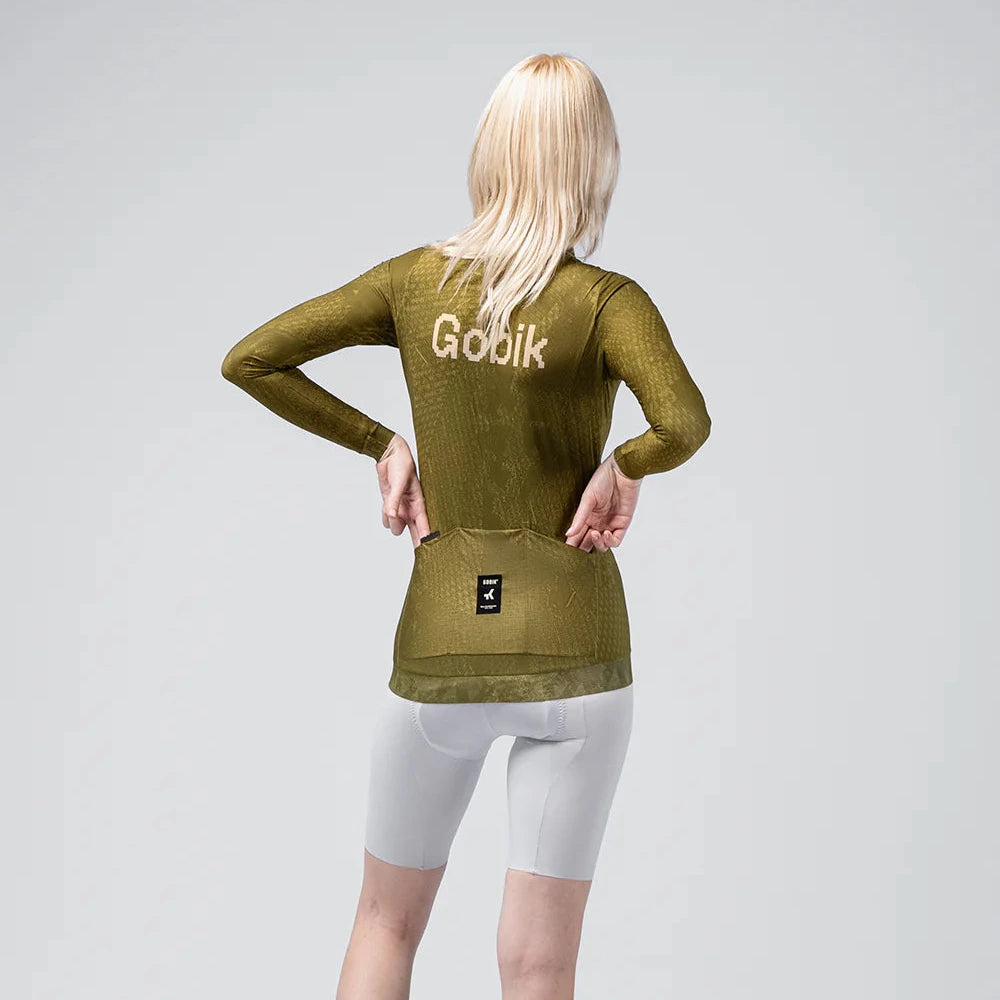 Maillot manches longues Gobik Vanquish Data - Marron