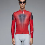 Maglia maniche lunghe Gregarius Hybrid Light QLAB - Rosso Q36.5