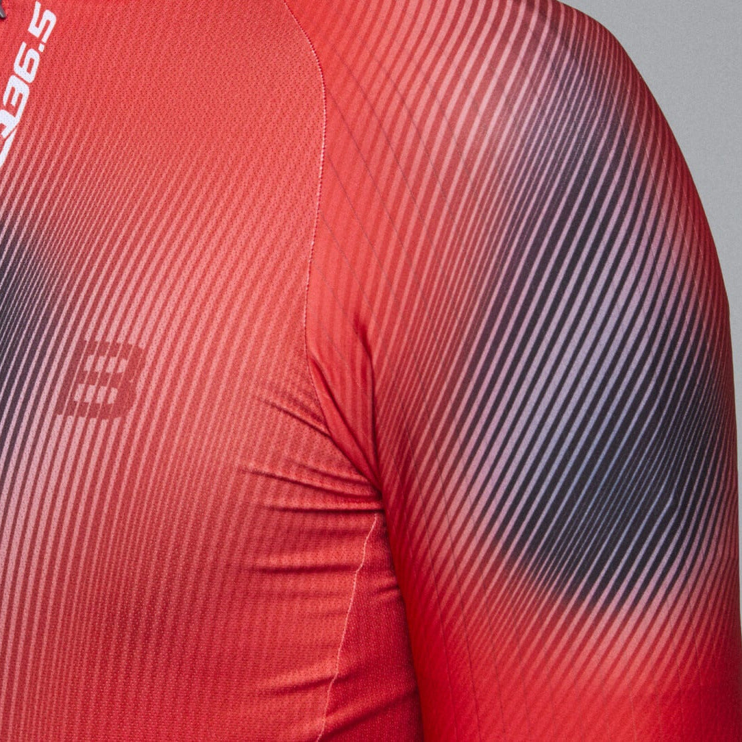 Maglia maniche lunghe Gregarius Hybrid Light QLAB - Rosso Q36.5