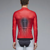 Maglia maniche lunghe Gregarius Hybrid Light QLAB - Rosso Q36.5