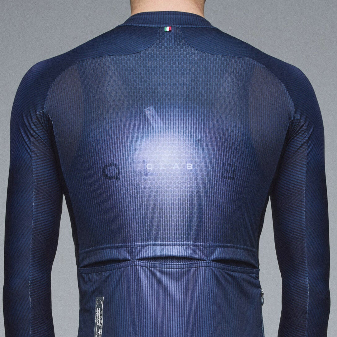 Jersey long-sleeve Gregarius Hybrid Light QLAB - Blue
