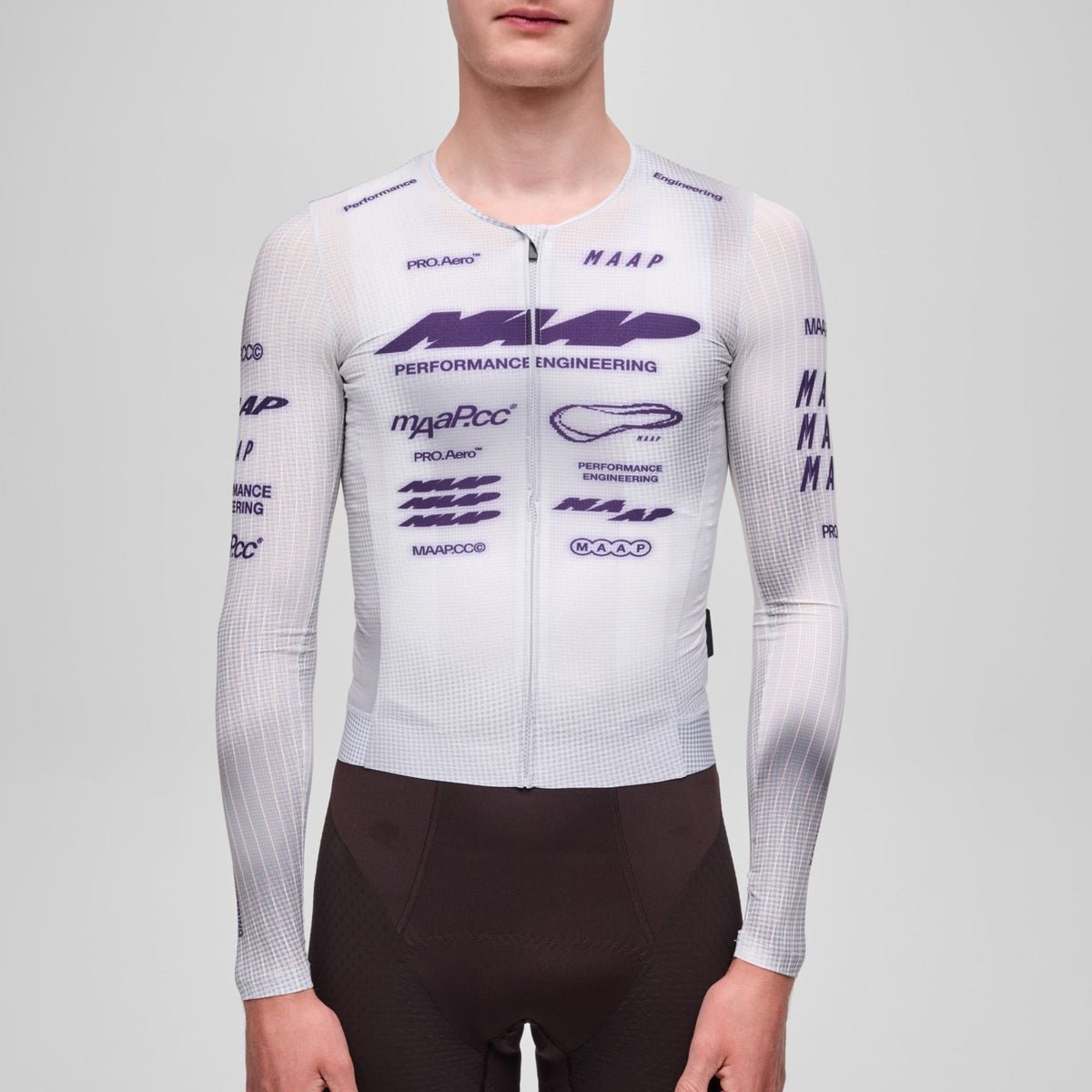 Maap Beta Pro Aero Langarmtrikot - Grau