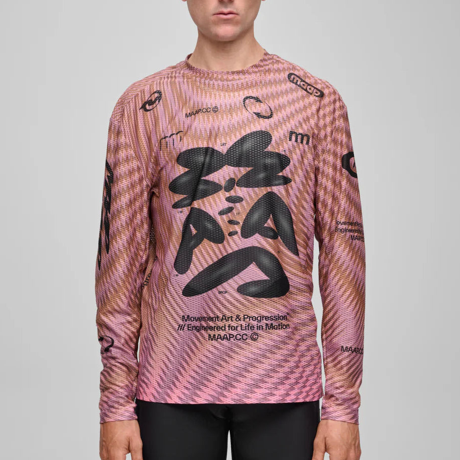 Maillot manches longues Maap Spectrum Air - Rose