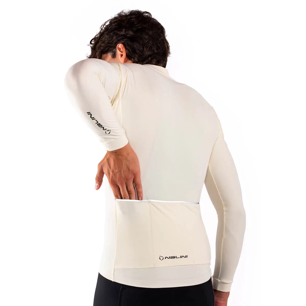 Maillot manches longues Nalini New Soft Wrap J1 - Off White