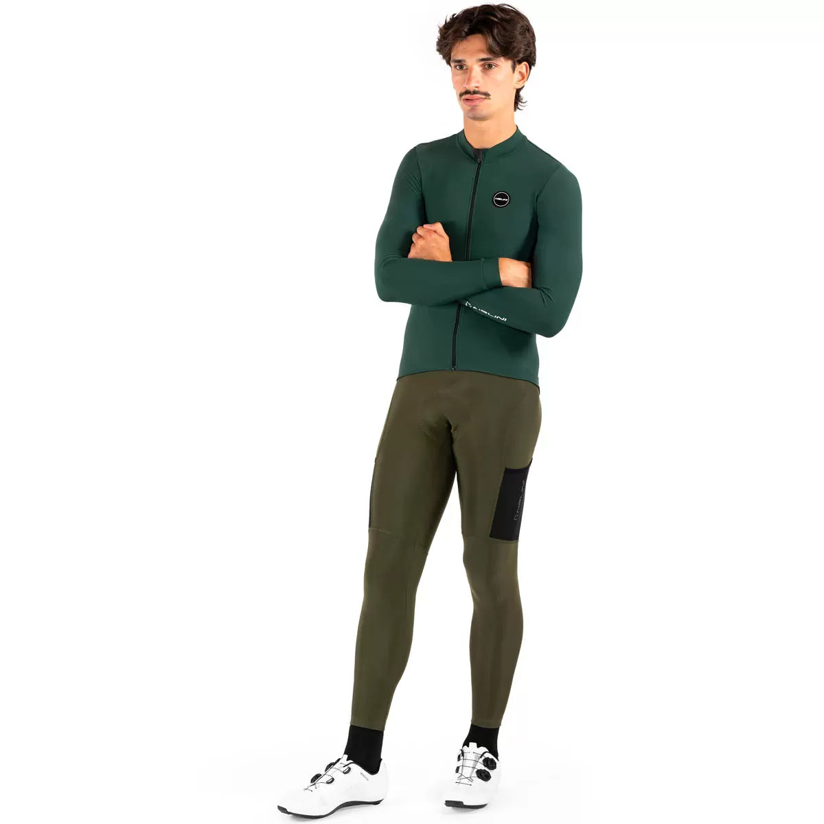 Maillot manches longues Nalini New Soft Wrap J1 - Pine Green