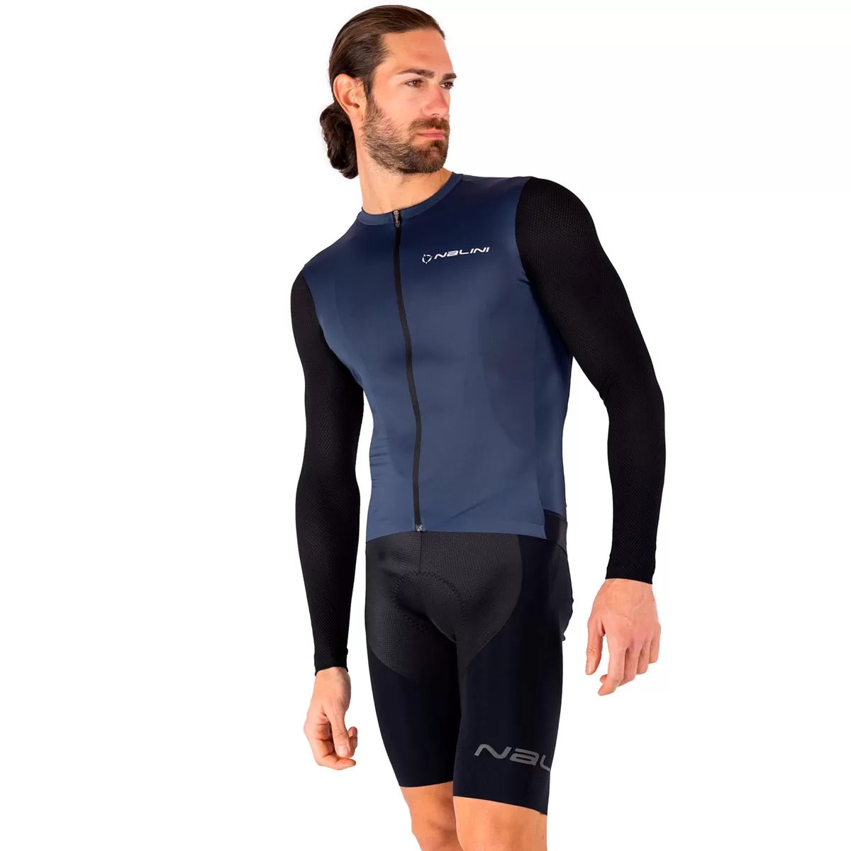 Maglia maniche lunghe Nalini Pure - Blu Nalini