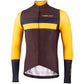 Maglia maniche lunghe Nalini Stelvio - Bordeaux giallo Nalini