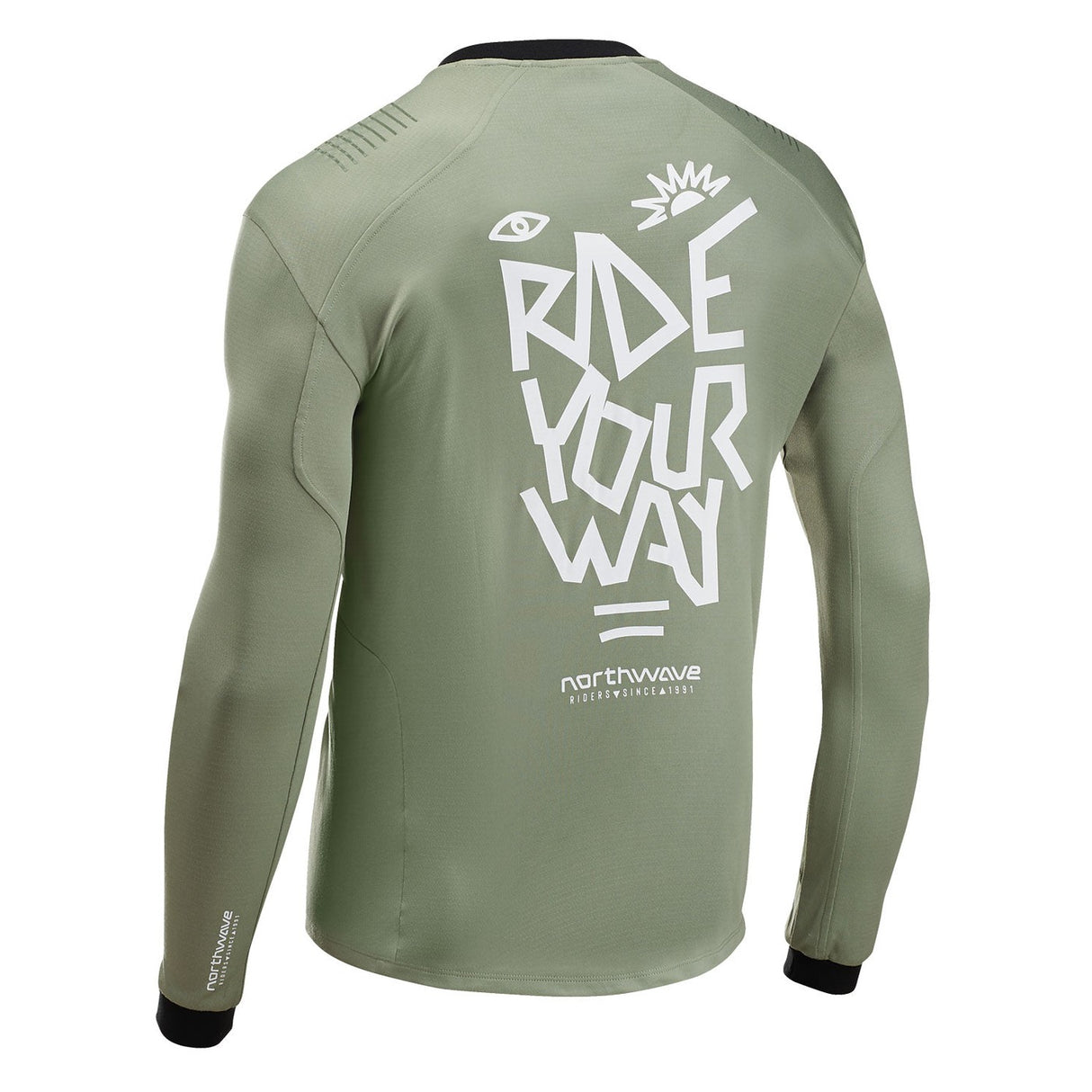 Maglia maniche lunghe Northwave Sharp - Verde Northwave