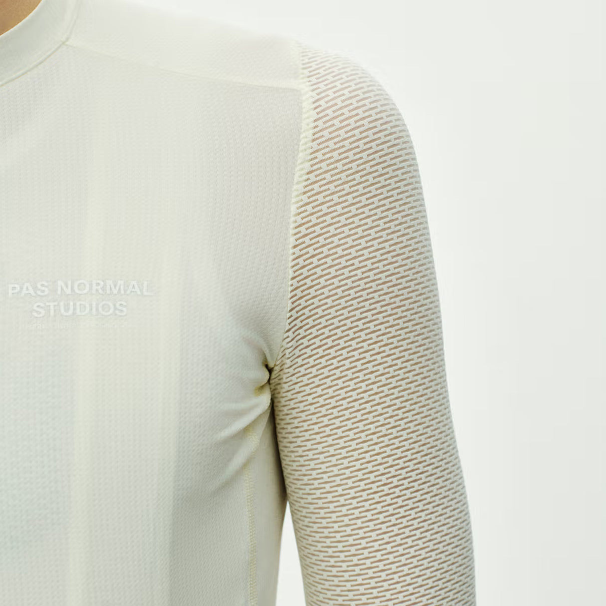 Maglia maniche lunghe Pas Normal Studios Essential Light - Bianco Pas Normal Studios