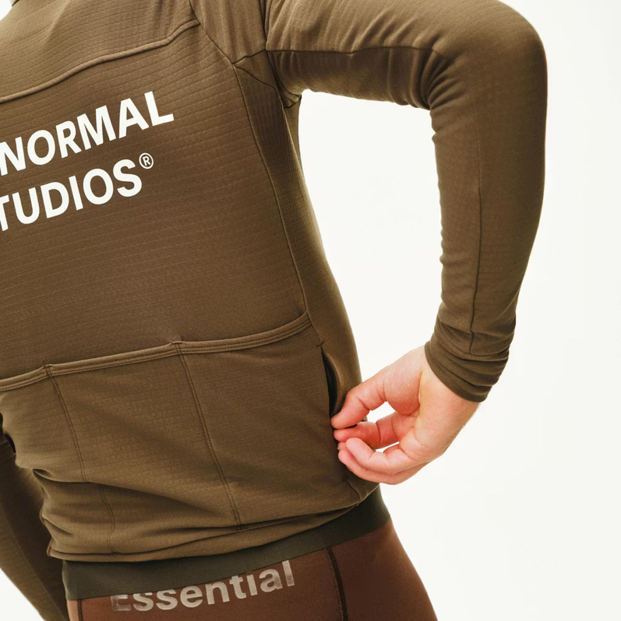 Maglia maniche lunghe Pas Normal Studios Essential - Marrone Pas Normal Studios