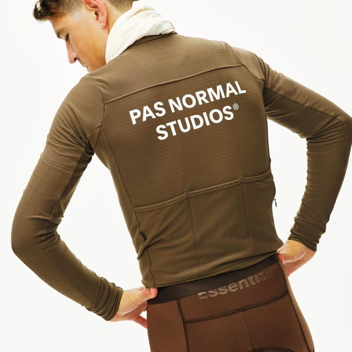 Maglia maniche lunghe Pas Normal Studios Essential - Marrone Pas Normal Studios