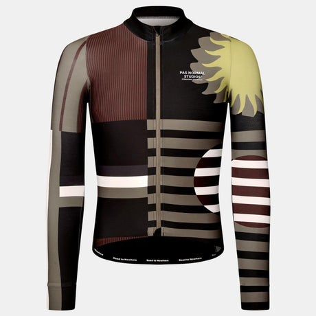 Maillot manches longues Pas Normal Studios Mechanism AOP International - Vert