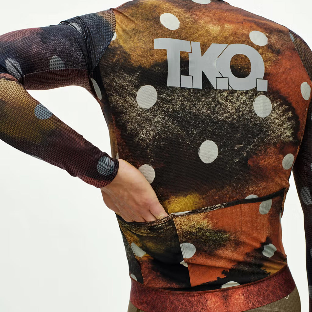 Maillot à manches longues Pas Normal Studios T.K.O. Essential Light - Marron