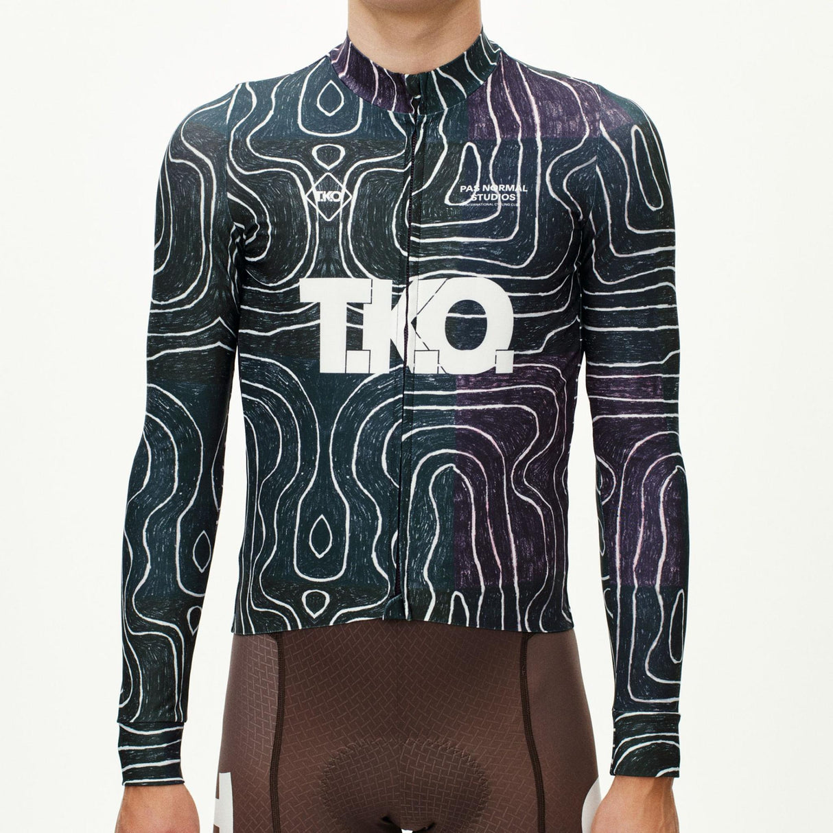 Maglia maniche lunghe Pas Normal Studios T.K.O. Mechanism - Black Multi Pas Normal Studios