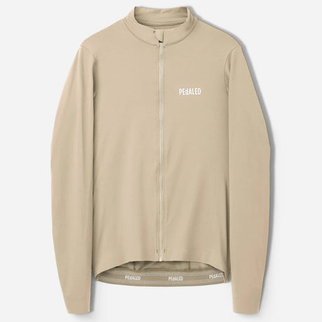 Maglia maniche lunghe Pedaled Element - Beige PEdALED