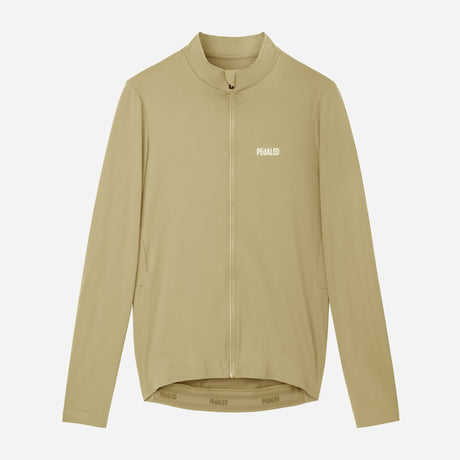 Maglia maniche lunghe Pedaled Element - Kaki PEdALED