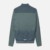 Maglia maniche lunghe Pedaled Odyssey Windblock Merino - Verde petrolio PEdALED