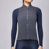 Maillot de manga larga Pissei Primapelle Bicolor - Gris azul