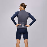 Maillot de manga larga Pissei Primapelle Bicolor - Gris azul