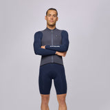 Maillot de manga larga Pissei Primapelle Bicolor - Gris azul