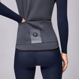 Maillot de manga larga Pissei Primapelle Bicolor - Gris azul
