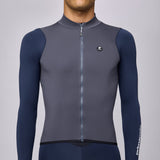 Maillot de manga larga Pissei Primapelle Bicolor - Gris azul