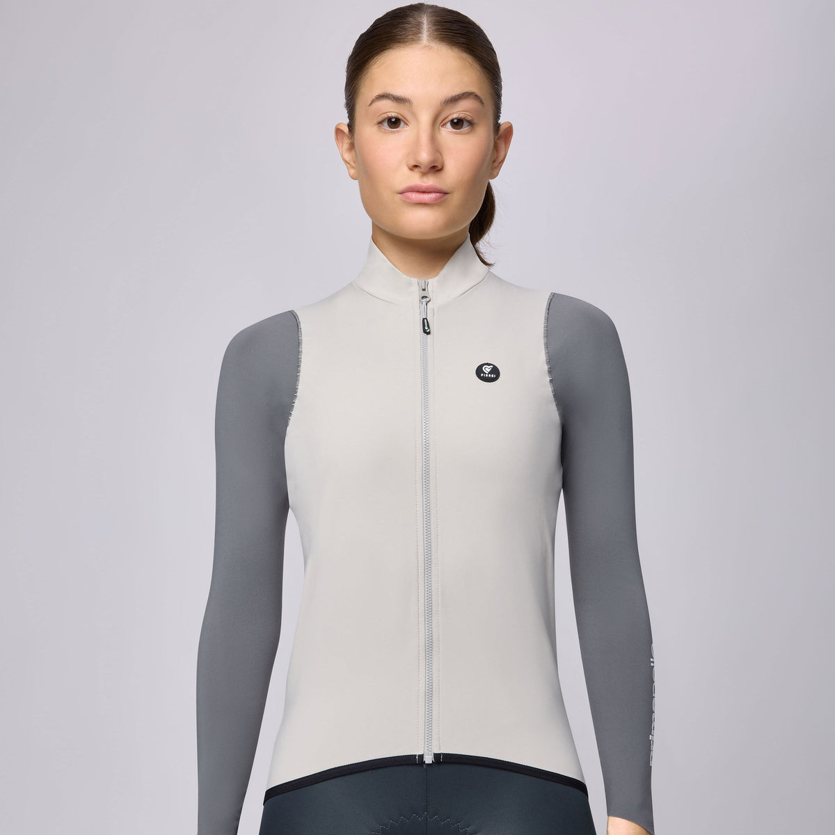 Langarmtrikot Pissei Primapelle Bicolor - Grau Pissei