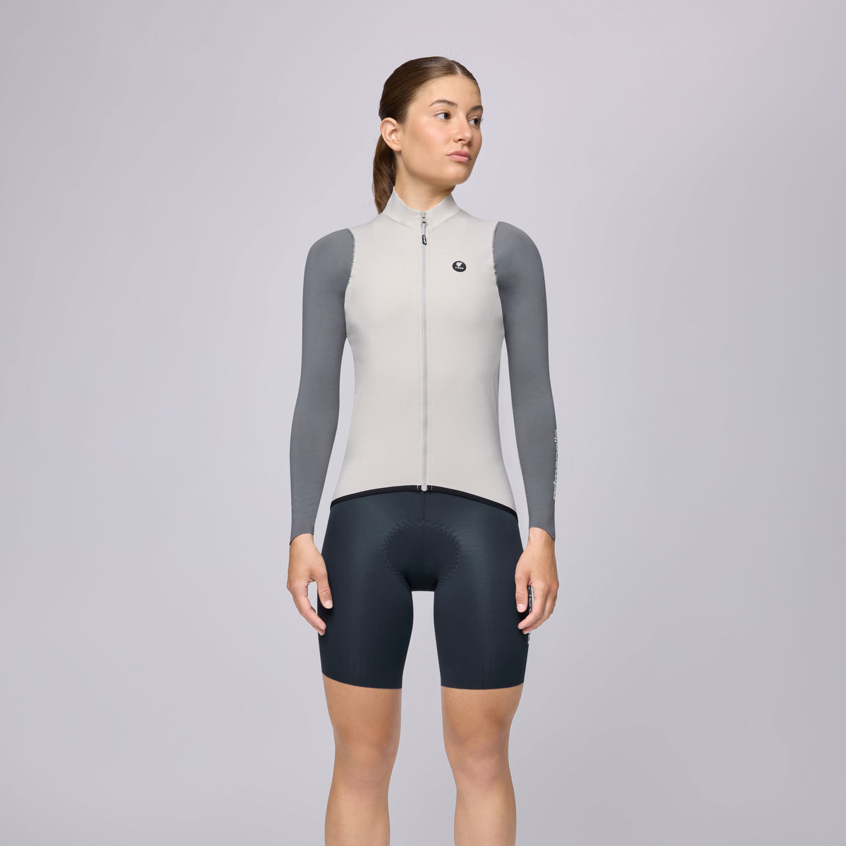Langarmtrikot Pissei Primapelle Bicolor - Grau Pissei