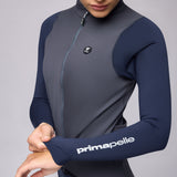 Maillot de manga larga Pissei Primapelle Bicolor - Gris azul