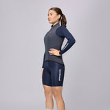 Maillot de manga larga Pissei Primapelle Bicolor - Gris azul
